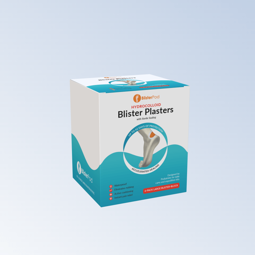 BlisterPod Hydrocolloid Blister Plaster Bandages Hydrocolloid - Blister Prevention