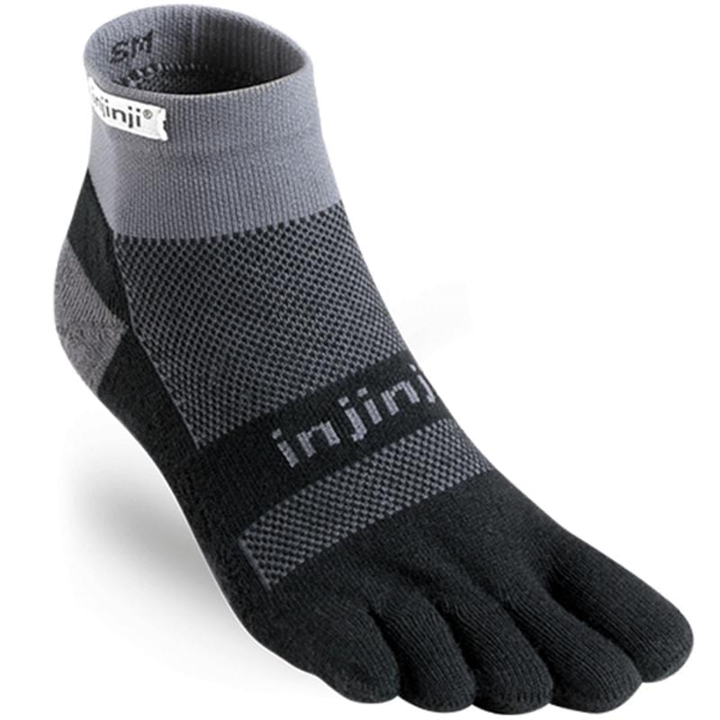 Injinji Run Midweight mini-crew grey