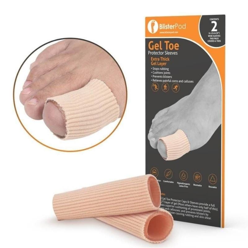 BlisterPod Gel Toe Sleeves Wide