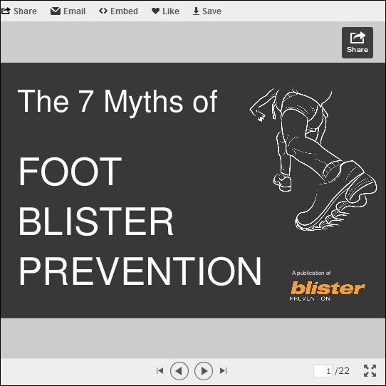 blister prevention myths slideshare