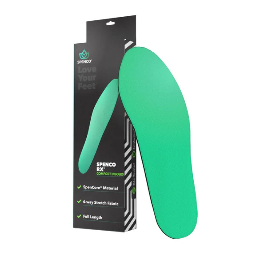 Spenco Rx Comfort insoles with packaging