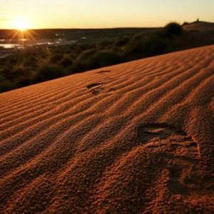 Big Red Run sand dunes Ian Corless
