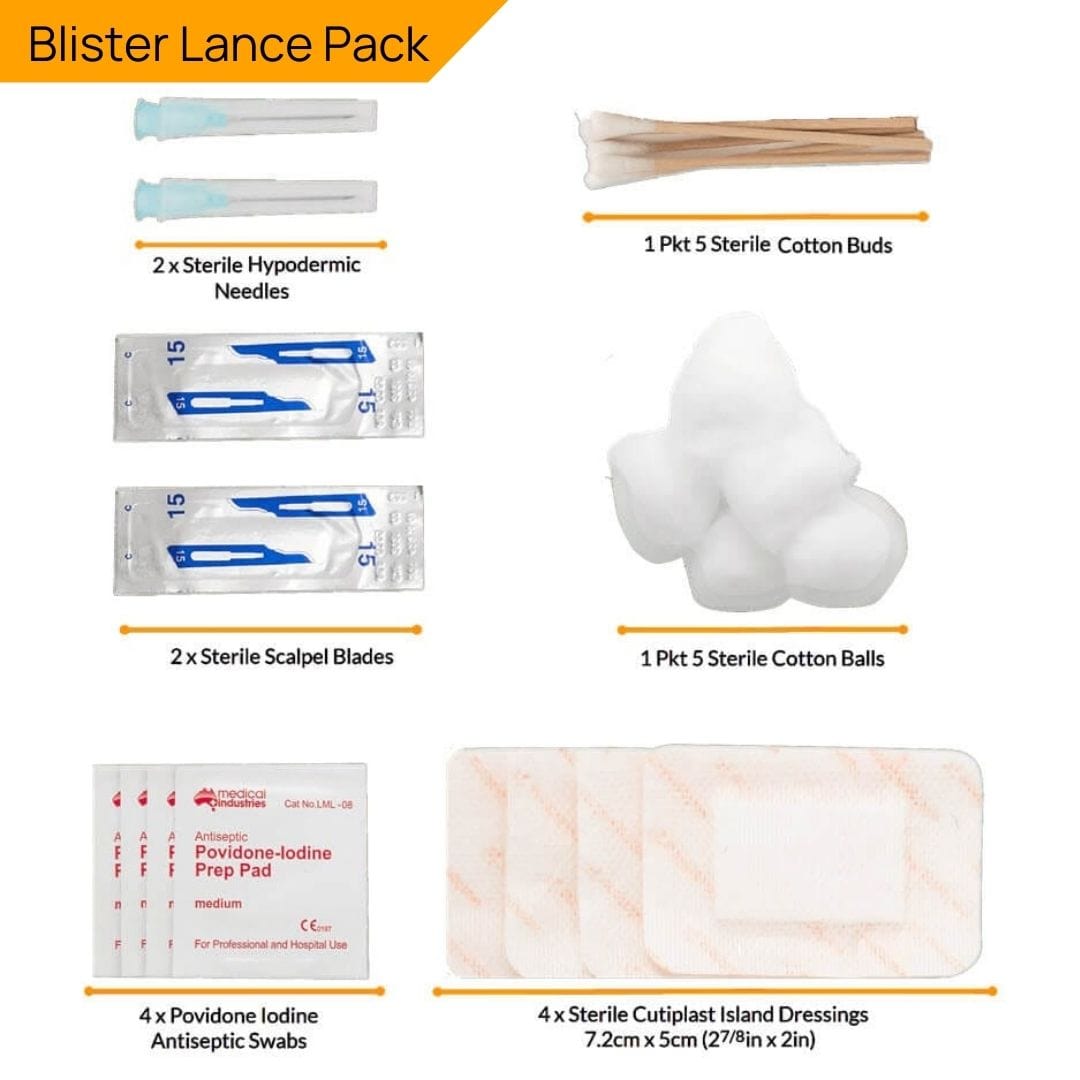 BlisterPod Blister Lance Pack Contents
