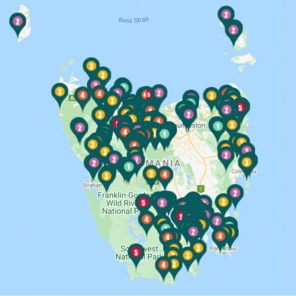 walking trails in tassie