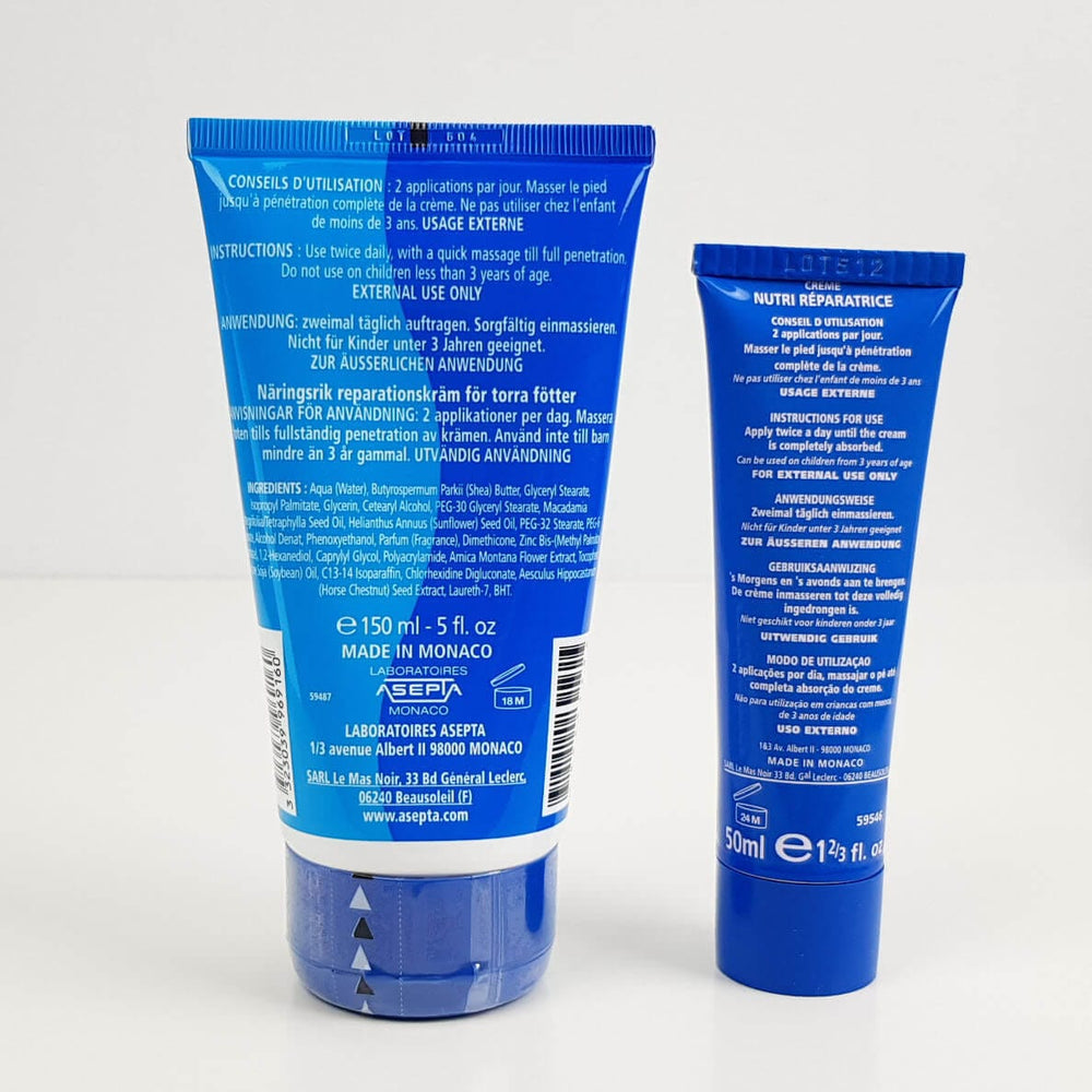 Akileine Blue NutriRepair Cream for Very Dry Feet 500ml
