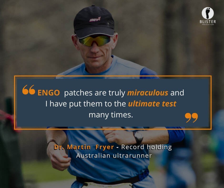 Dr Martin Fryer: ENGO Patches are truly miraculous and I have put them to the ultimate test many times.