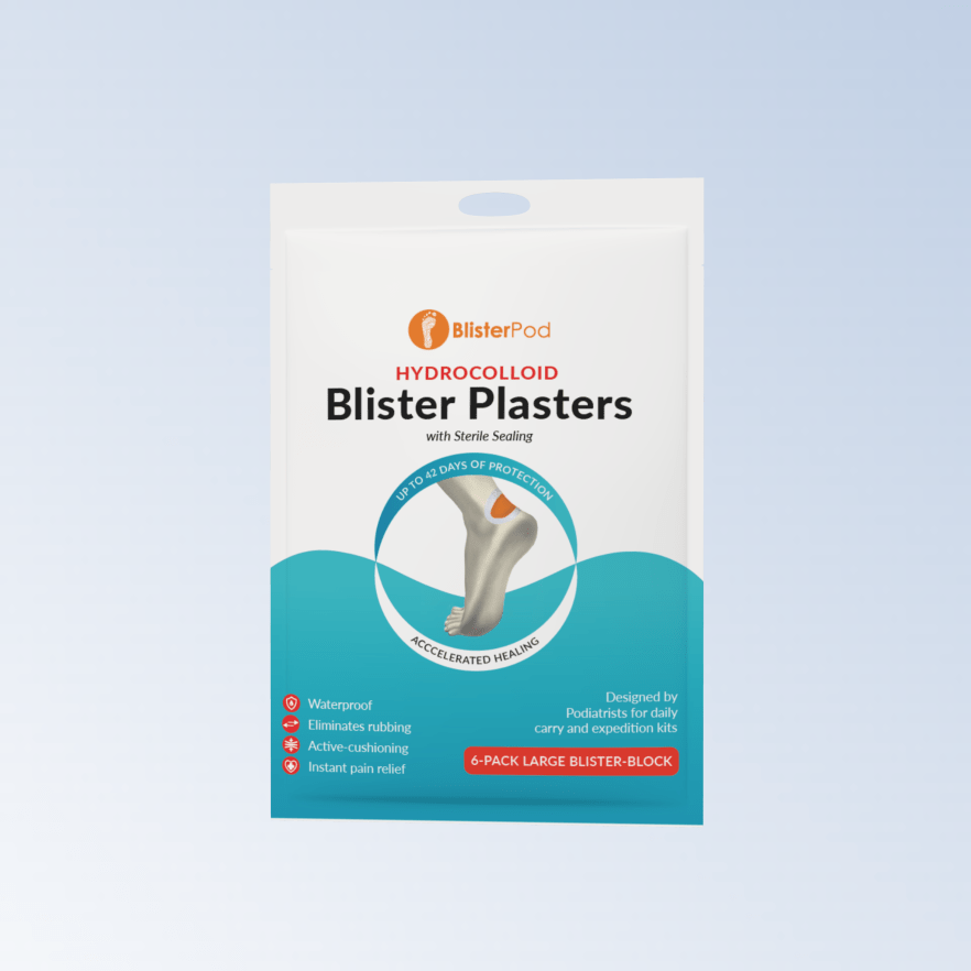 BlisterPod Hydrocolloid Envelope 6-Pack Large Blister-Block