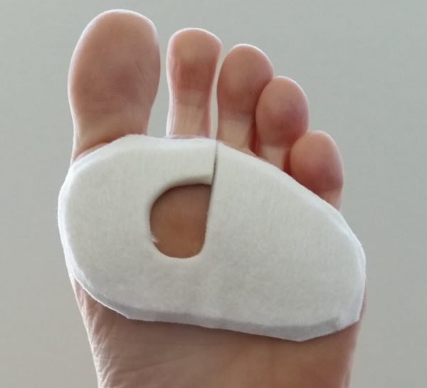 donut pad for forefoot blister