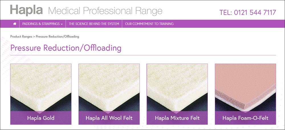 The Hapla deflective padding range from Cuxson Gerrard