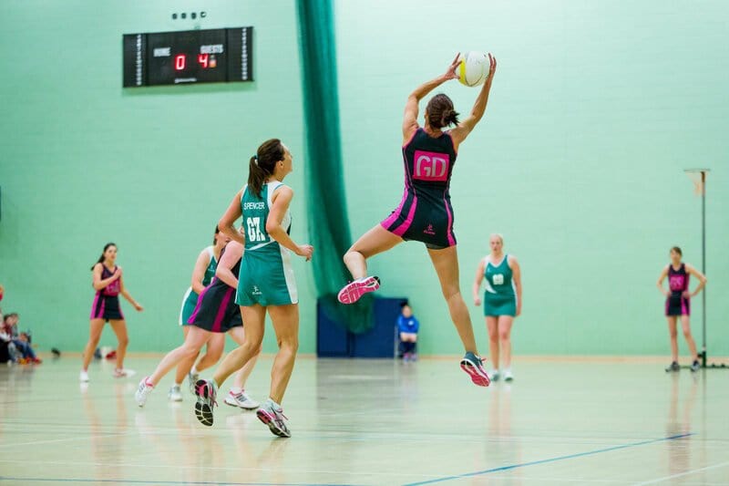 Foot and ankle injuries are common in netball