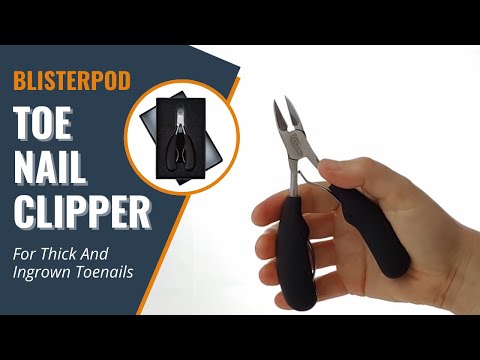 BlisterPod Toenail Clippers For Thick Toenails - Blister Prevention