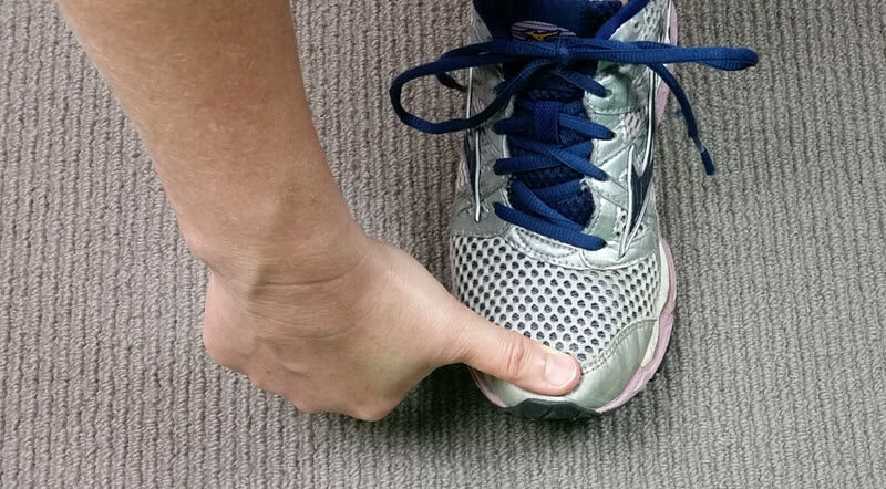 optimal shoe fit - length Rule of thumb