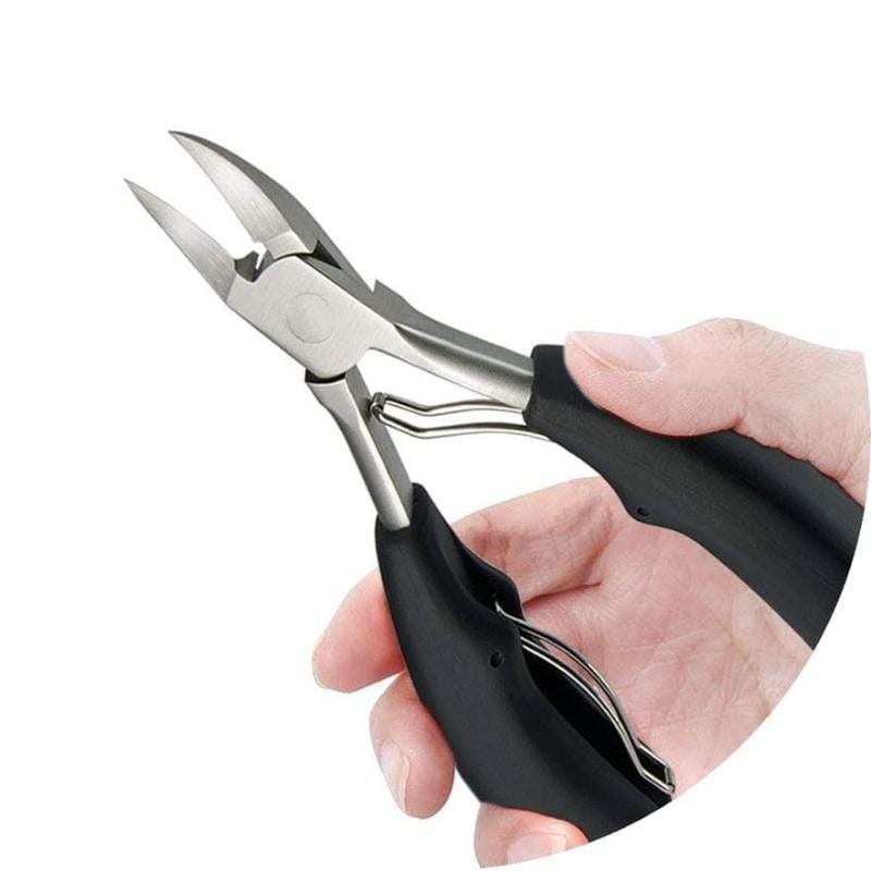 Amazon.com: Professional Stainless Steel Nail Scissors for Thick and  ingrown Surgical Grade toenail Clippers for All Kinds of ingrown Paronychia  Hard Nails for Men and Women Elderly with Easy Grip Rubber Handle :