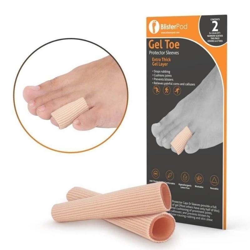 BlisterPod Gel Toe Sleeves Narrow