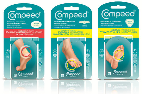 Compeed is a hydrocolloid blister dressing