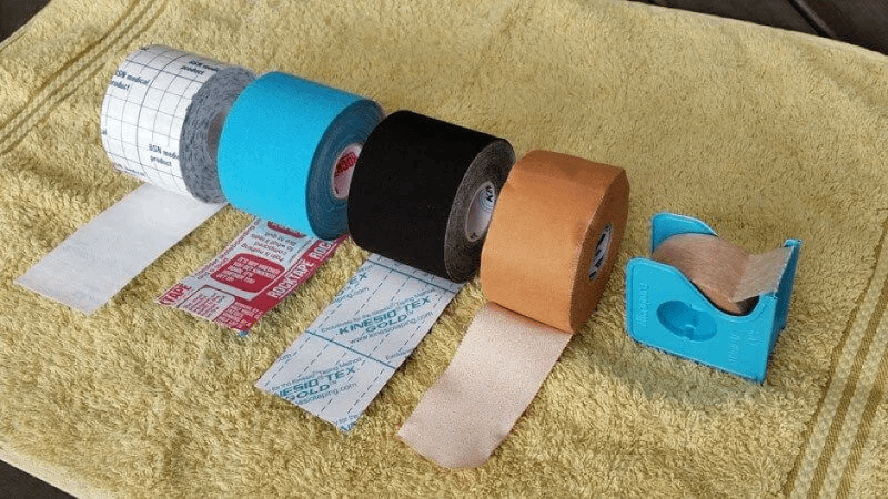 different types of tape for preventing blisters on the camino