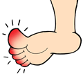 toe blisters
